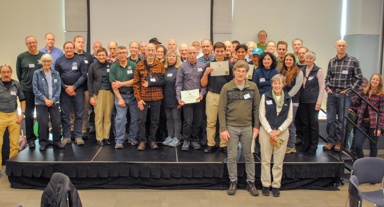 2019 Trail Conference Volunteer Awards. Photo by Heather Darley.